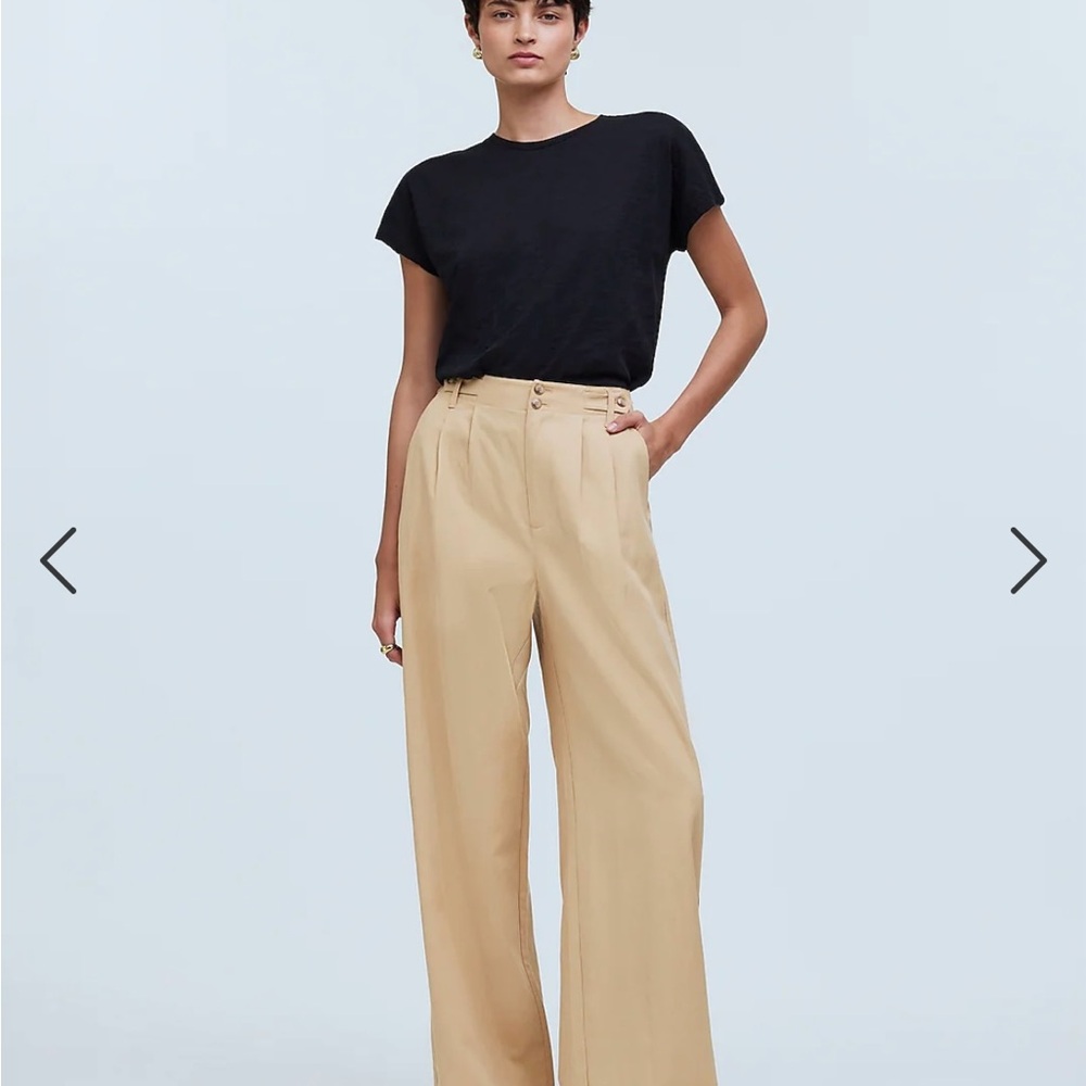 NWT Madewell Harlow High Rise Wide Leg Pants